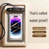 Водонепроницаемый чехол для телефона с сенсорным экраном для плавания, дайвинга и дрейфа - прозрачный самозапечатывающийся пакет