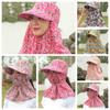 Sun Protection Women Sun Hat Neckline Mask Sunscreen Bucket Hat Fashion Cover Face Cap Riding