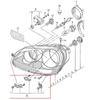 Автомобильная фара левый и правый кронштейн держатель зажимы винты ремонтный комплект для замены 6R0998226 6R0998225 для VW Polo 2009-2017