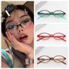 ПК Маленькие Овальные Очки Овальные Оптические Очки для Близорукости Ретро Плоские Очки Универсальные