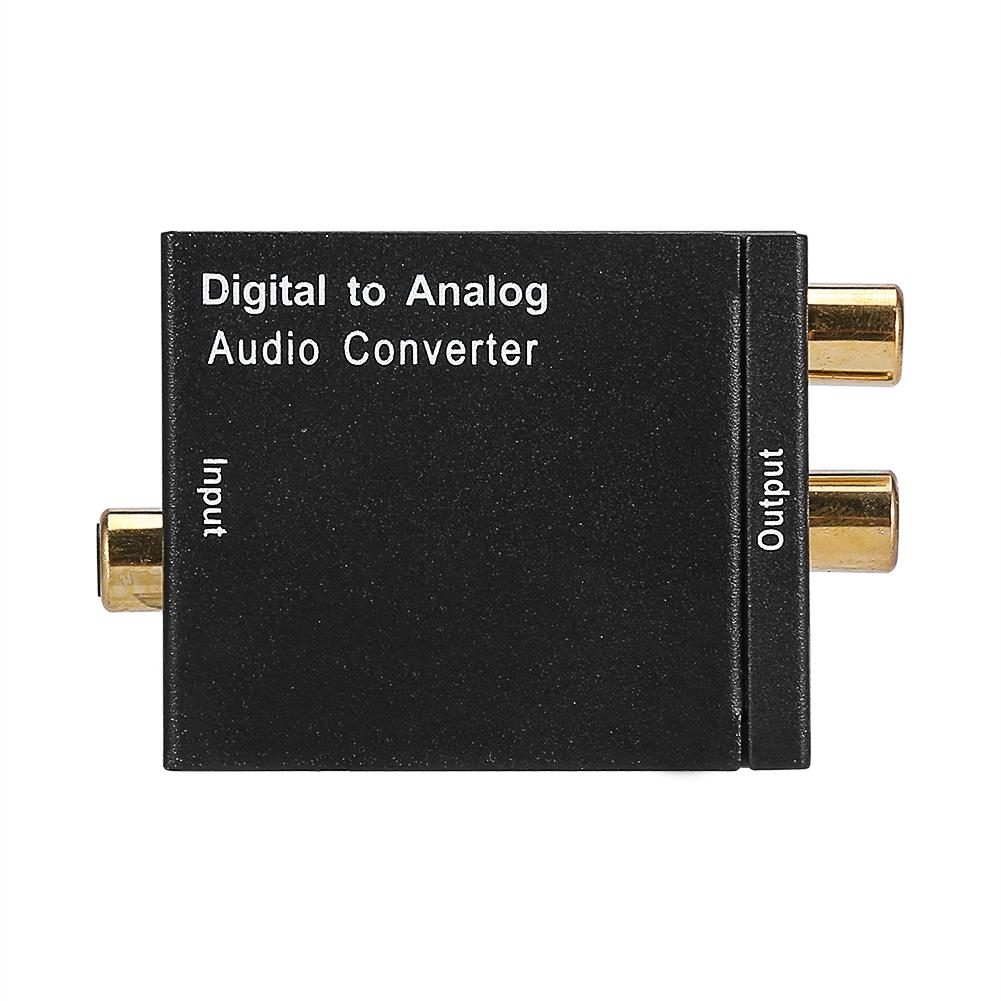 Конвертер аудио цифровой оптико-аналоговый коаксиальный адаптер RCA Convertidor