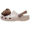Crocs Повседневная модная обувь с дырками женская светло-коричневая