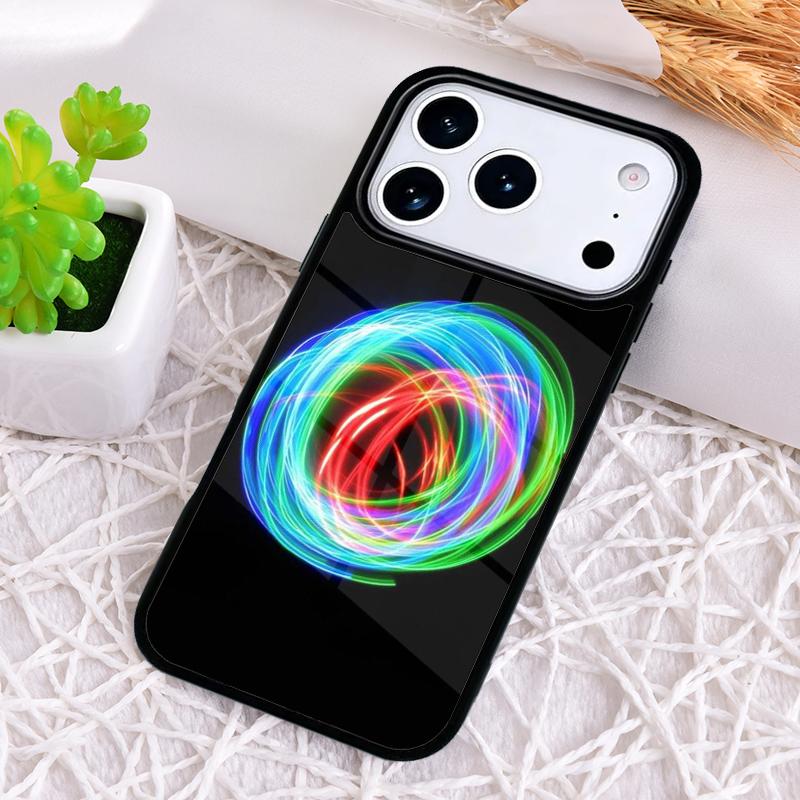 Неоновый противоударный чехол для iPhone 17 Air 16e 15 11 12 14 13 Pro Max Cover Coque