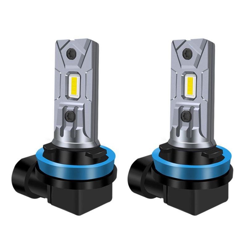 2 шт. H7 9005 9006 H11 H11B светодиодные лампы для фар, 110 Вт 2200 лм супер яркие лампы для автомобильных фар, 6000 К