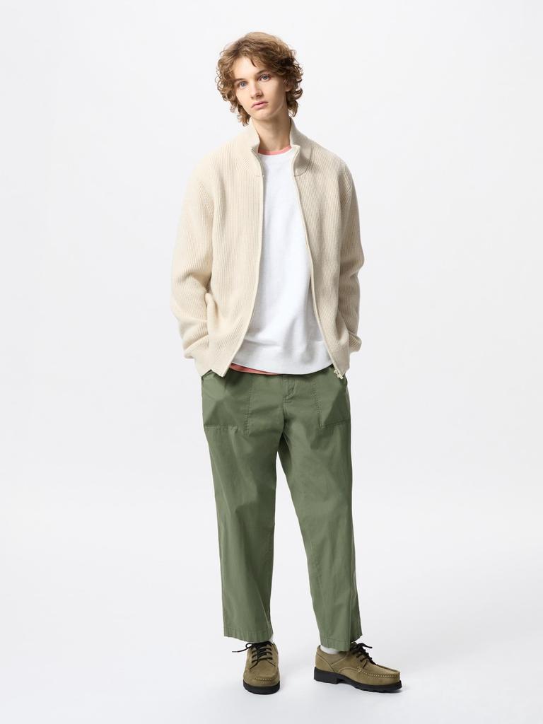 Uniqlo Японские эластичные брюки с резинкой на талии