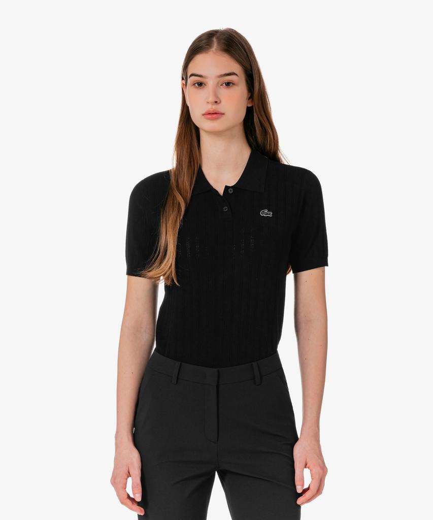 LACOSTE Women'S Golf Scalloped Polo Sweater Af331E-56G 031
