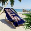 BUF Bills Print Beach Towel, Large Soft Quick Dry Towel for Beach Camping Swimming