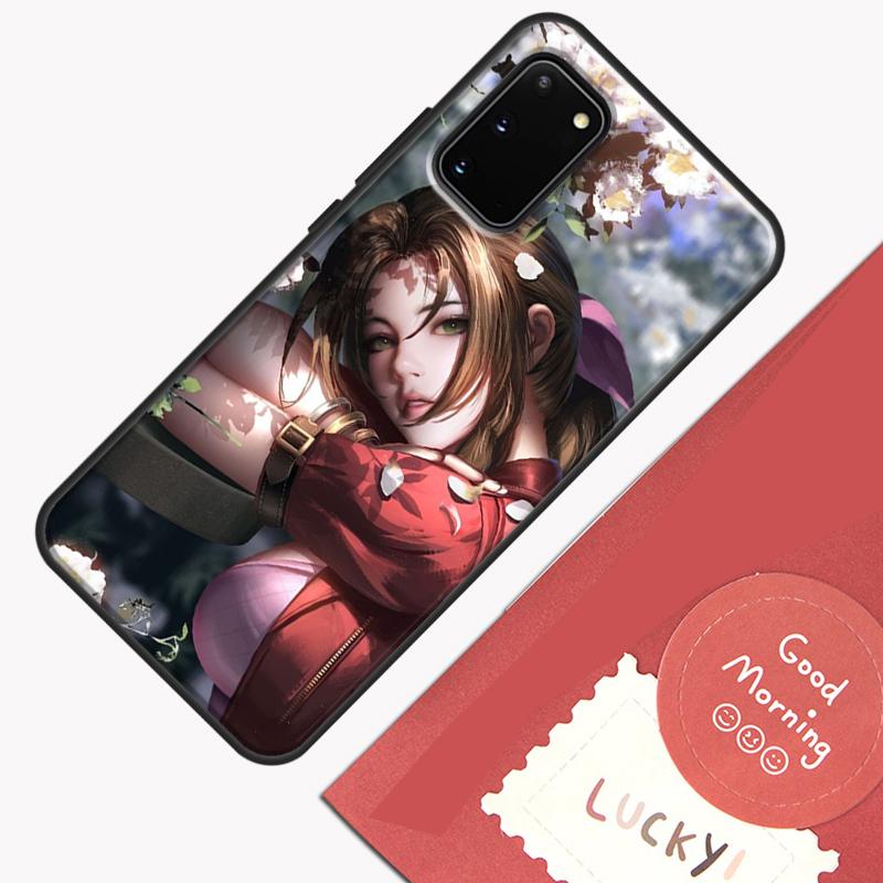 Aerith Gainsborough Final Fantasy Case For Samsung Galaxy S22 S21 S23 Ultra Note 20 S8 S9 S10 Note 10 Plus S20 FE Back Cover