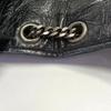 [Pre-Owned] Ysl Niki Silver Chain Black Label Logo Vintage Pleated Leather Crossbody Shoulder Bag - Very Good #1Q3DUDX