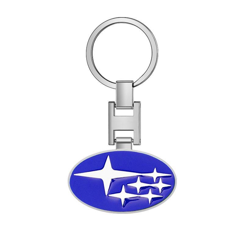 Car Keychain Car Emblem Gift with Key Ring Auto Accessories For Subaru Forester Crosstrek Outback Impreza XV Tribeca Ascent Legacy Levorg Mpreza