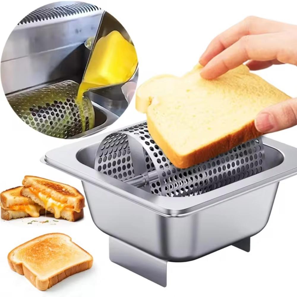 Removable Butter Roller with Base Butter Applicator Burger Tool Butter Dispenser Snack