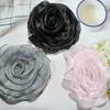 Fabric Artificial Rose Flower Patch 27CM Chest Flower Fashion Brooch