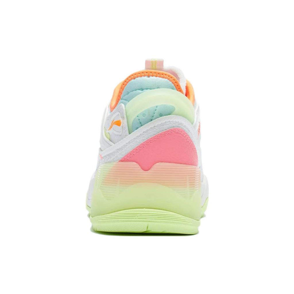 Li Ning Shining Stars FlashStar Текстиль, Синтетическая кожа Устойчивая к истиранию Дышащая Низкие Скейтбордические кроссовки Мужские AGCR289-5