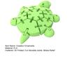 Nostalgie Articulated Turtle Figurine, 3D Printed Cute Tortoise with Movable Joints, Flexible Reptile Toy for Desk, Stress Relief Gift