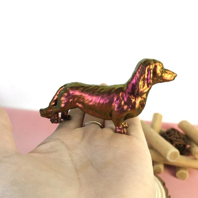 Silicone Dog Ornament Molds DIY Clay Mould Dachshund Shape Silicone Crafts Moulds Perfect Gift for DIY Hand-Making Lover