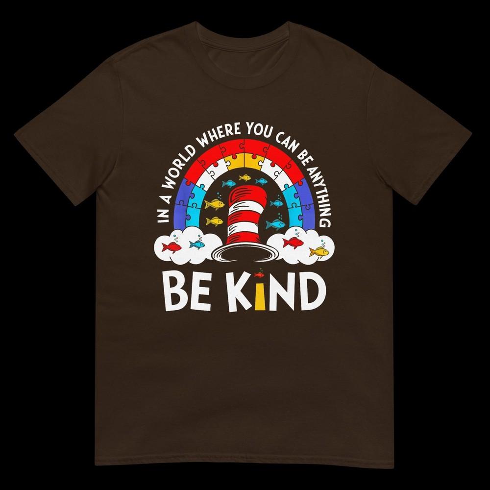 Autism Awareness For Teacher Why Fit In Doctor Cat Hat Cool TShirt