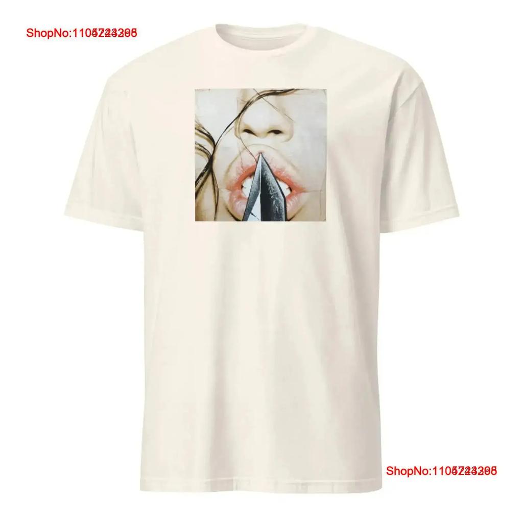 HUSH CUTS LIKE A KNIFE Kink T Shirt vintage Washed Stretched Comfortable homme Top For Everyday Wear Stylish fashion vintage