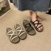 Lightweight Soft-soled Non-slip Sandals for Women's Summer New Flat Shoes Versatile Open-toed Beach Sandals for Women