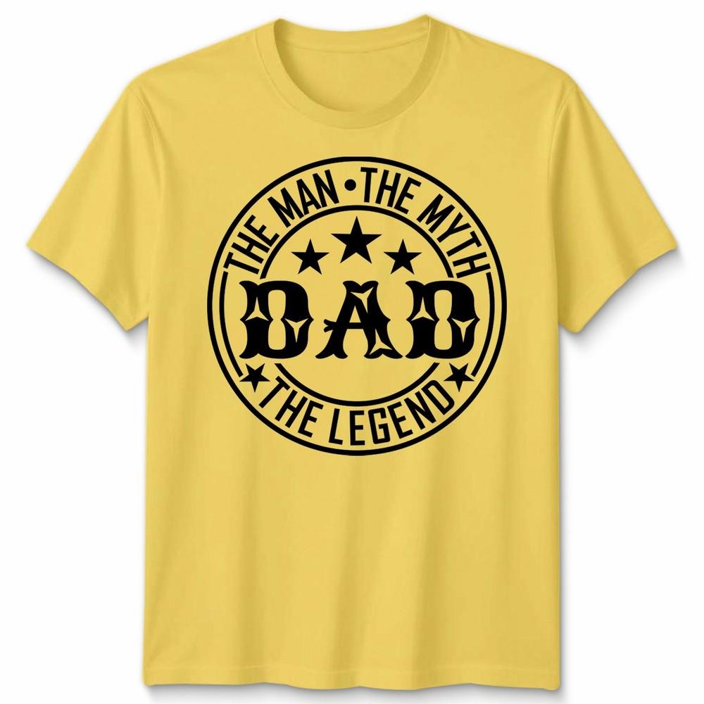 Dad The Unisex The Myth The Legend Unisexs T Shirt Novelty Gift Fathers Day Tee