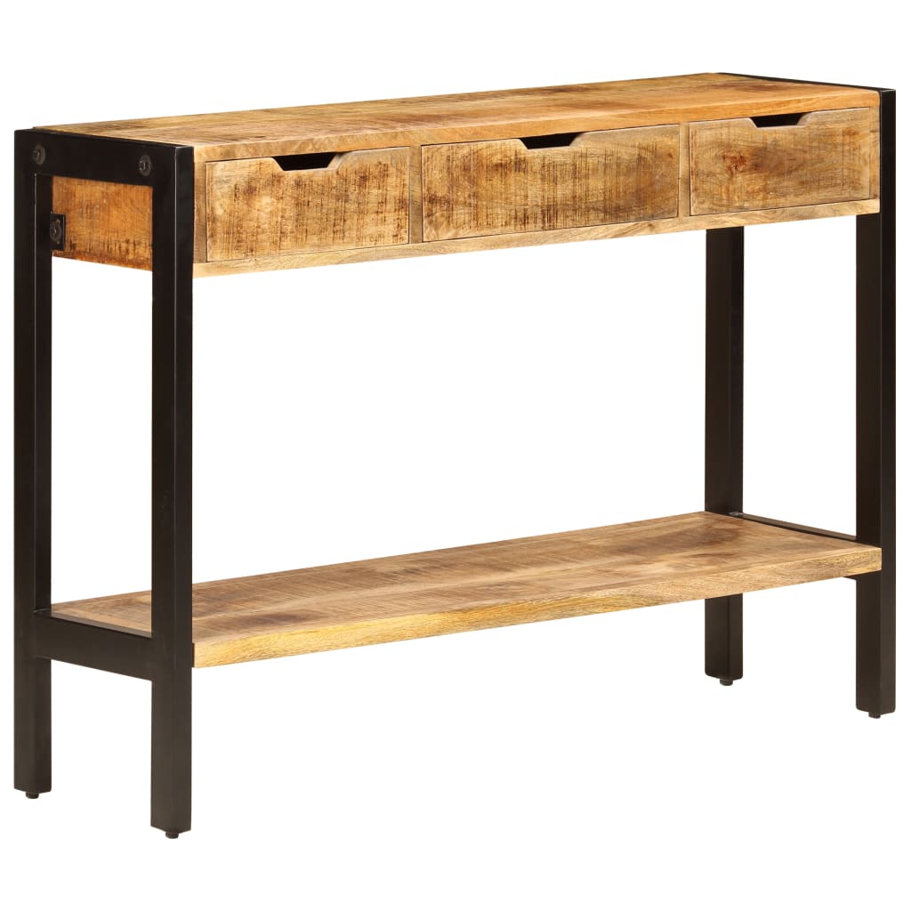 Vidaxl Szafka Z 3 Szufladami, 110X35X75 Cm, Lite Drewno Mango