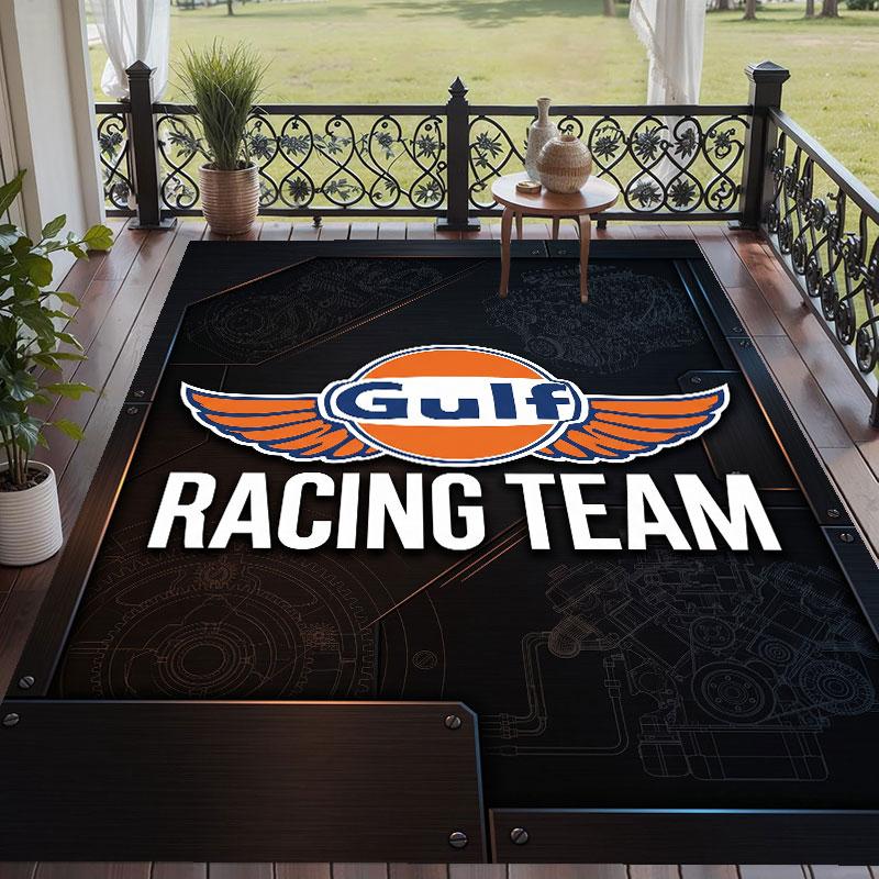 Soft Floor Carpet Gulf Pattern Area Rug Decorative Mat For Home Room Decoration