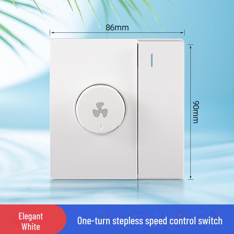 Скрытая панель управления скоростью потолочного вентилятора - бесступенчатый переключатель регулятора
