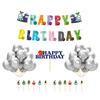 Game Birthday Party Decor Suit Supplies Set Balloon Banner Caketopper