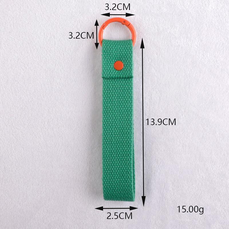 New Fashion Cotton Keychain Lanyard Car Keys Canvas Strap Keyring Schoolbag Backpack Pendent Key Chain Wrist Straps