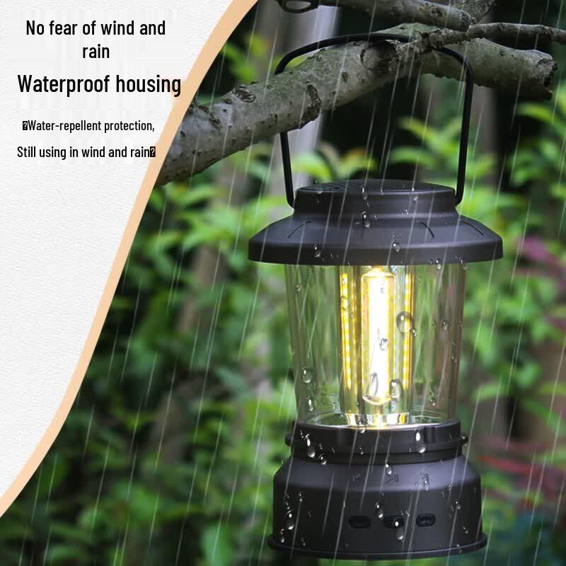 Retro Bluetooth Speaker Camping Lantern