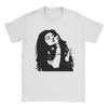 Мужские футболки Singer Lorde Хлопковые топы Новинка Короткий рукав Круглый вырез Футболка Идея для подарка Футболки