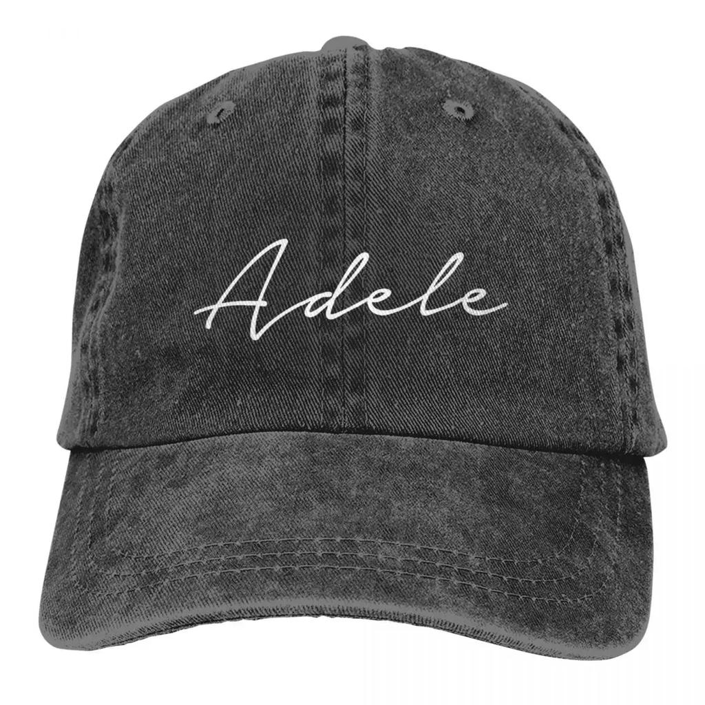 Бейсболки Adele, повседневный наряд из потертого денима, с потертостями, Snapback, папа, кепка для мужчин и женщин, всесезонные дорожные кепки, шляпа