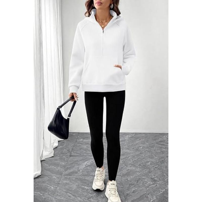 JKASHDK Женские модные повседневные однотонные худи и свитшоты с капюшоном и длинными рукавами с принтом