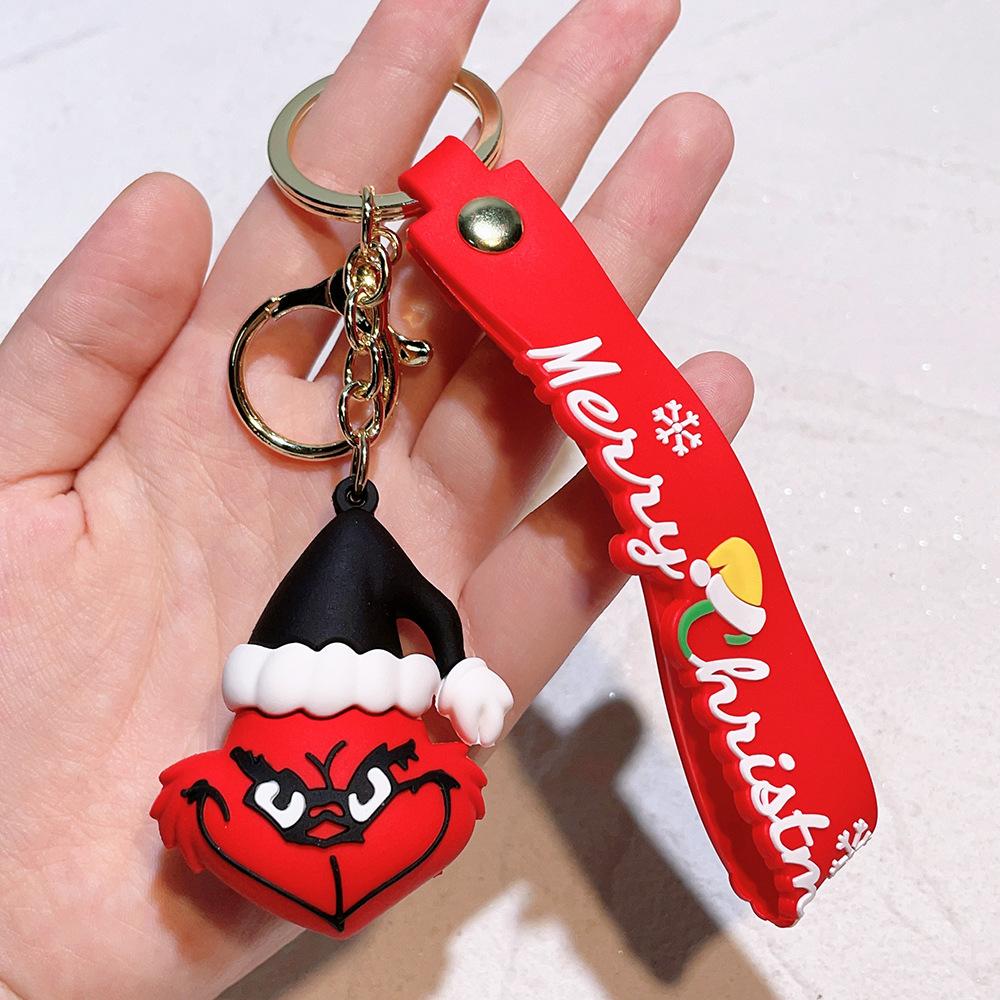 Кукла Гринча трансграничный взрывНовый рождественский брелок-подвеска Гринч рождественское украшение монстр с зелеными волосами