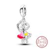 925 Silver Charms Beads for Bracelet Necklace Women Jewelry Gift Fit  Boy Girl Mother Pendant