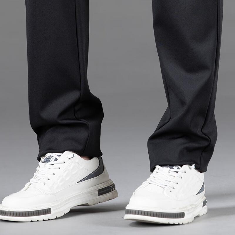 FAPAI Men's Straight Fit Business Casual Trousers