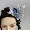Antique Butterfly Hair Clip Hair Barrettes Women Traditional Chinese Costume Buyao Hair Styling Clip for Dressingup