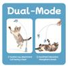80cm Long Flexible Electric Butterfly Cat Wand, Auto Rotating Cat Teaser Toy, Boredom Relief Interactive Cat Play Toy
