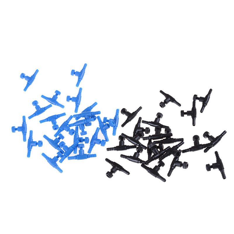 20 шт. 4 мм Аквариум Аквариум Регулировка Воздушной Линии Трубки Клапаны Контроля Расхода Объема Лучшее Качество