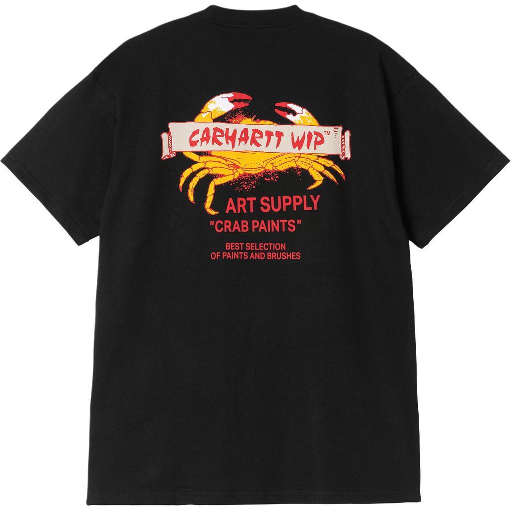 Carhartt WIP SS25 Весна/Лето Краб Краска Футболка Мужская Футболка I034778-89-XX