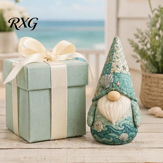 Sewing Kit for Adults DIY Gnome Patchwork Kit, Craft Set, Cute Relaxing Activity Fabric And Beginners, Handmade Gift Pre-cut