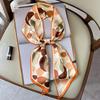 New Decorative Scarf for Spring and Autumn Summer  Women's Fashionable Scarf  Collarbone Scarf  Headband  Thin and Narrow Strips  Tying Bag