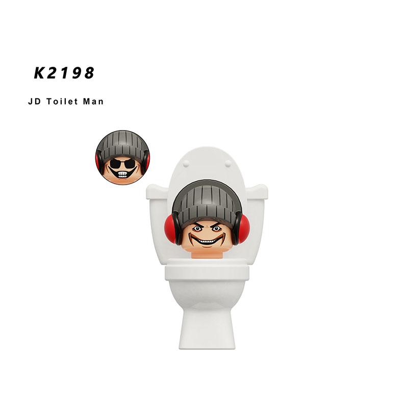 Скибиди Туалет Аниме Мультяшные Кубики Спикермен Телевизормен Оператор Экшн MOC Туалетмен против Монитора Конструктор Аудио