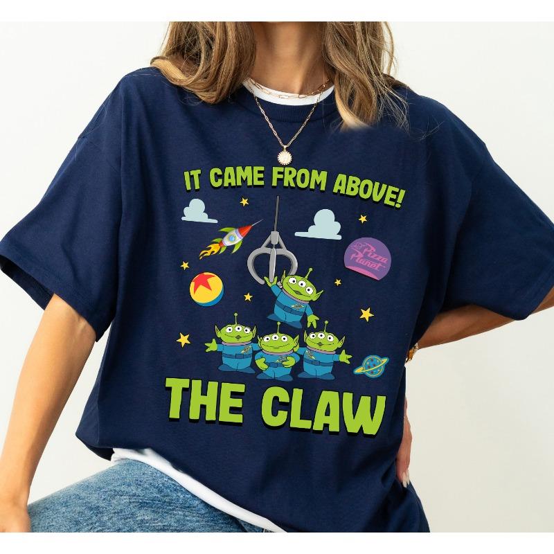 Disney Pixar Toy Story Aliens It Came From Above The Claw Shirt Little Green Aliens Shirt Family Party Gift Disney Trip