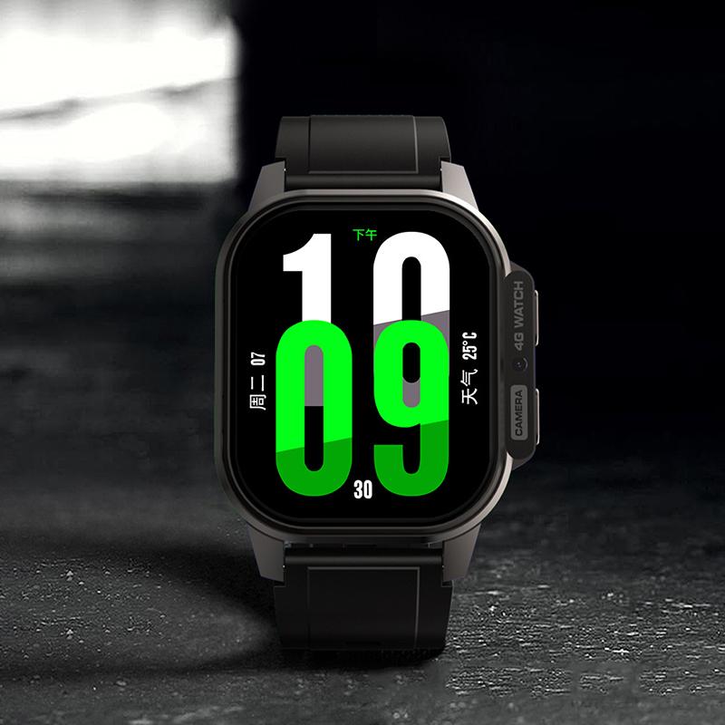 AMOLED экран 2.1 подключаемый GPS упражнения кислород крови HRV мониторинг сердечного ритма 4G телефон часы