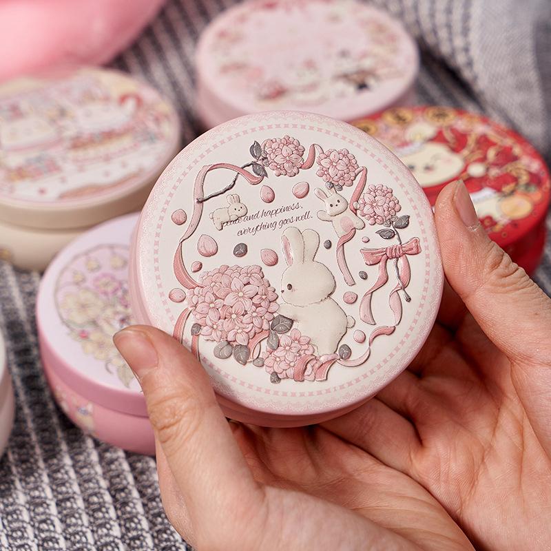 Новый оригинальный трехмерный узор, новая свадебная коробка конфет, коробка конфет в форме барабана, подарочная коробка на 100 дней, маленькая круглая коробка