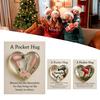 Hairstylist Pocket Hug with Positive Card Emotional Support Heart Shaped Christmas Hair Stylist Pocket Token Encouragement Gift