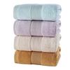 Manufacturer Sells Adult Thickened Wide Forged Bath Towels Made Pure Cotton Long-staple Solid Pattern Soft Absorbent for Hotel