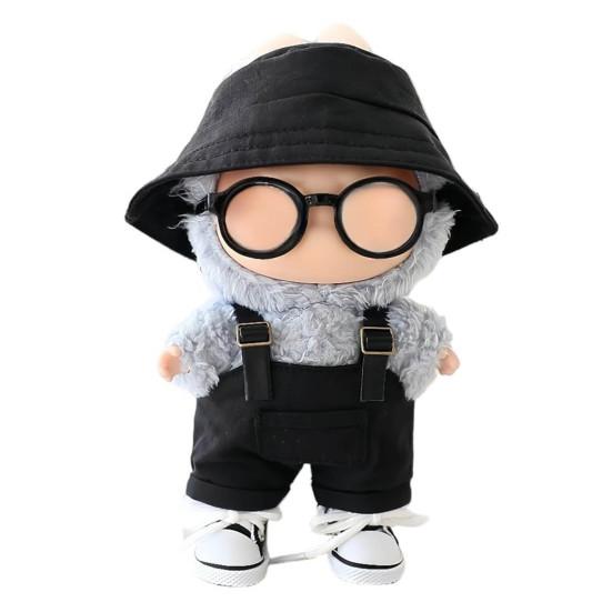 Комплект одежды для куклы 15/17 см La Bubu Комбинезон Очки Шляпы и Обувь Комплект Стильные Аксессуары для Кукольного Гардероба