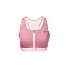 Dri-Fit Colorblock Medium Support Padded Front-Zip Sports Bra Women Underwear Light-Berry FJ7721-634