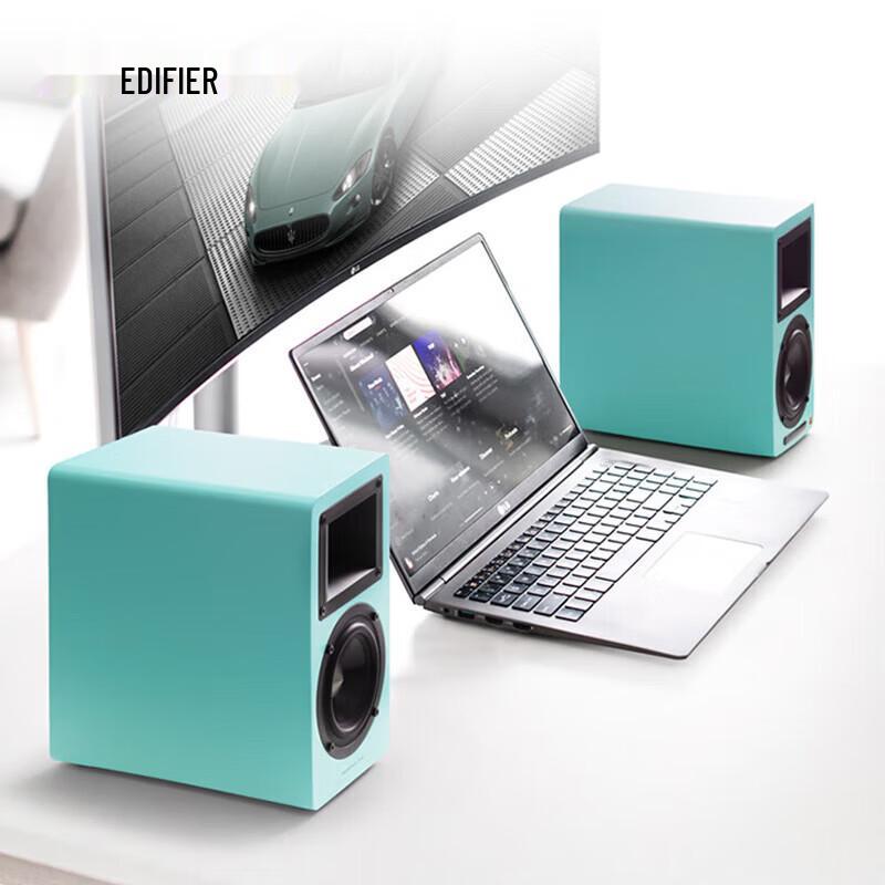 Edifier Hi-Fi Активные Bluetooth Полочные Колонки AIRPULSE A80 Вилка CN (адаптер в комплекте)